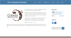 Desktop Screenshot of cobweborchestra.org.uk