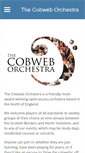Mobile Screenshot of cobweborchestra.org.uk